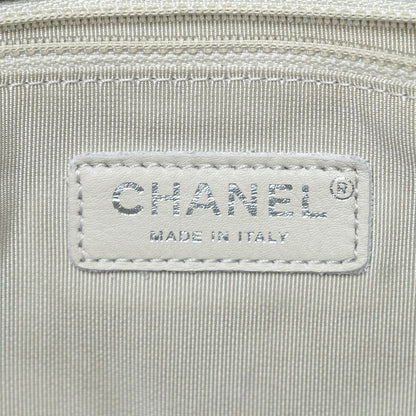 Chanel Washed Lambskin Quilted Chain Around Maxi Flap Taupe 6 of 8