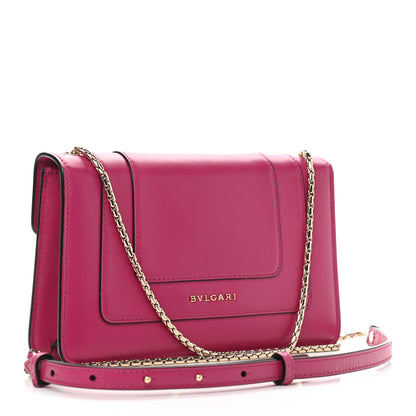 Bulgari Calfskin Serpenti Forever Crossbody Bag Plum 3 of 12