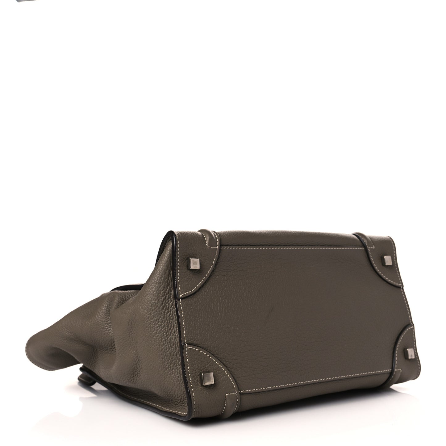 Pebbled Calfskin Mini Luggage Souris