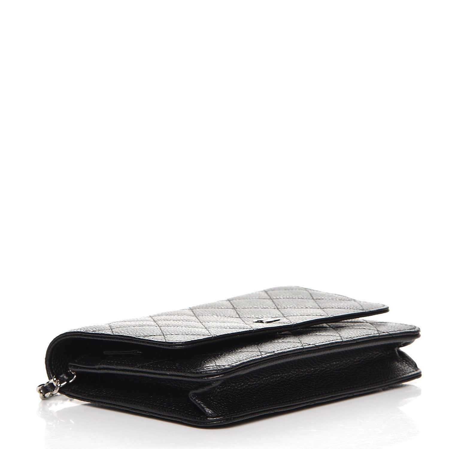 Chanel Caviar Quilted Wallet On Chain WOC Black 4 of 9