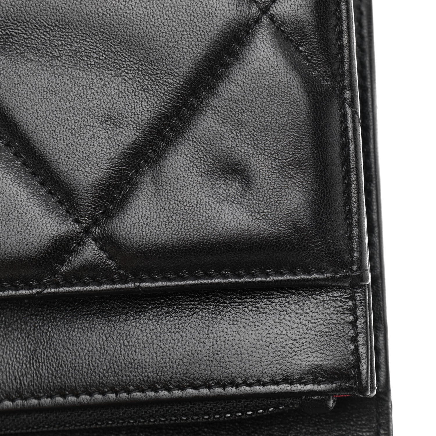 Chanel Lambskin Quilted Chanel 19 Wallet On Chain WOC Black 13 of 15