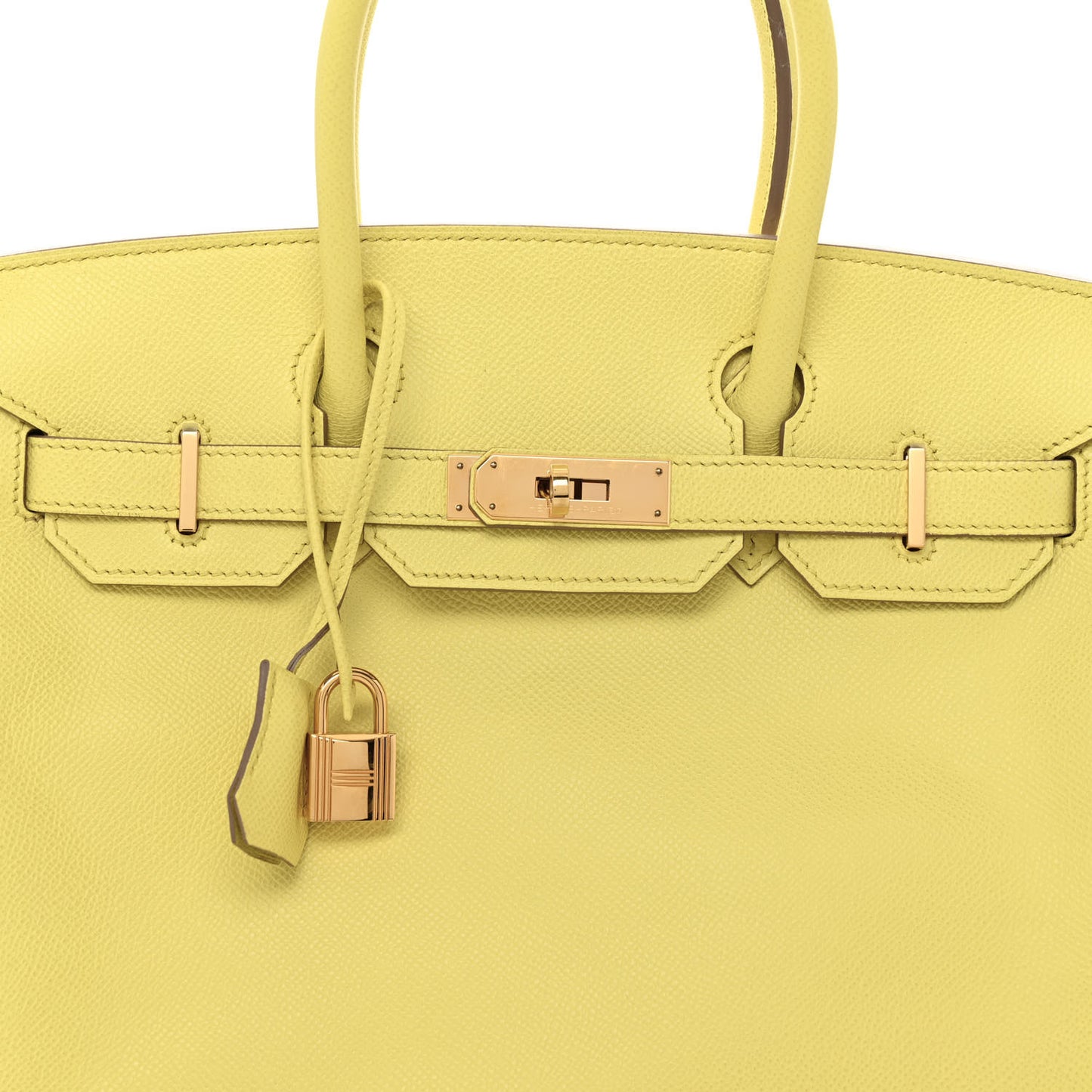 Epsom Birkin 30 Lime