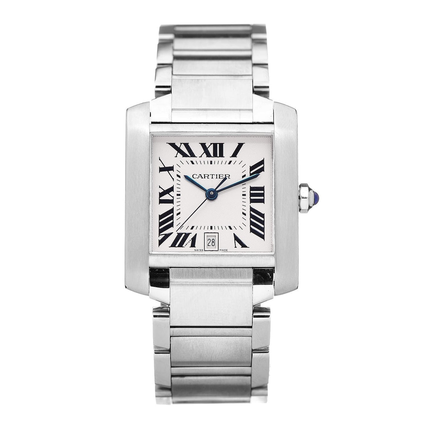 Stainless Steel 28mm Tank Francaise Automatic Watch