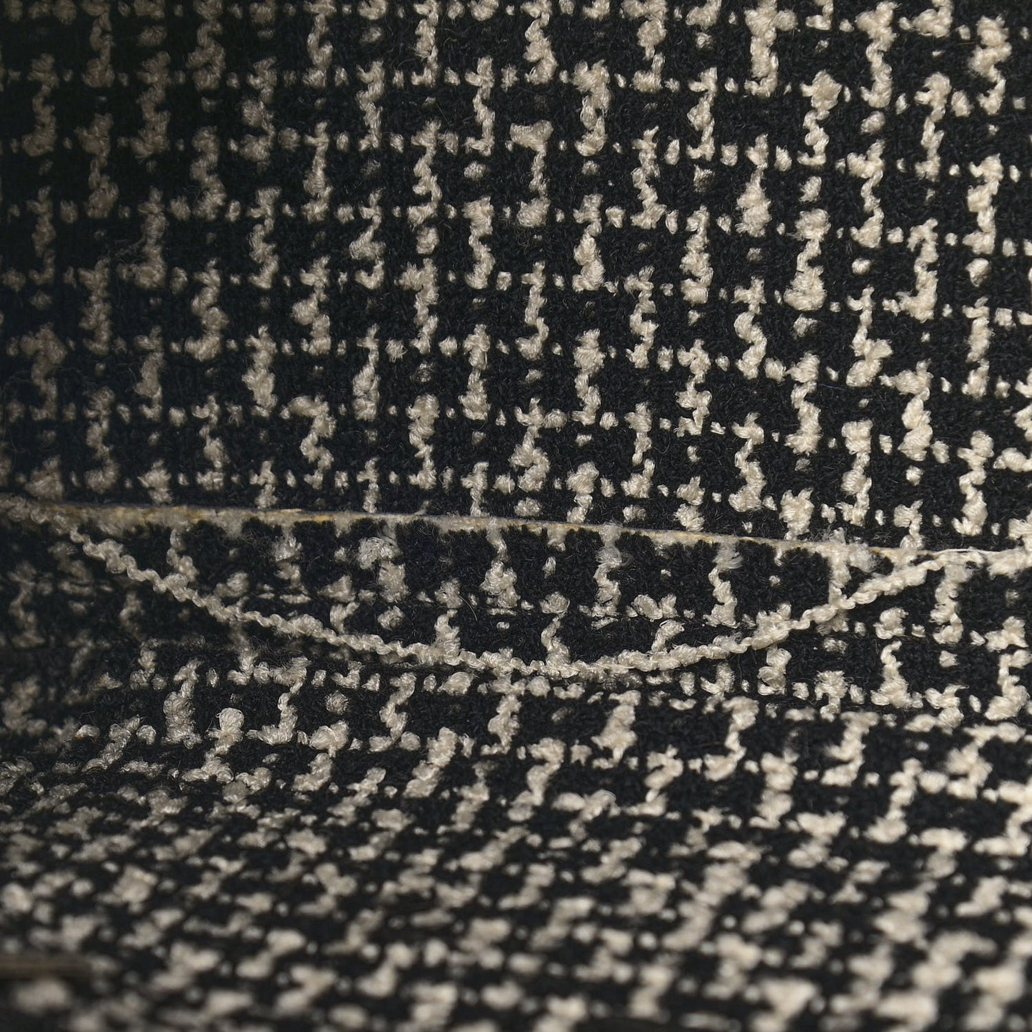 Tweed Calfskin Tweedy Single Flap Grey