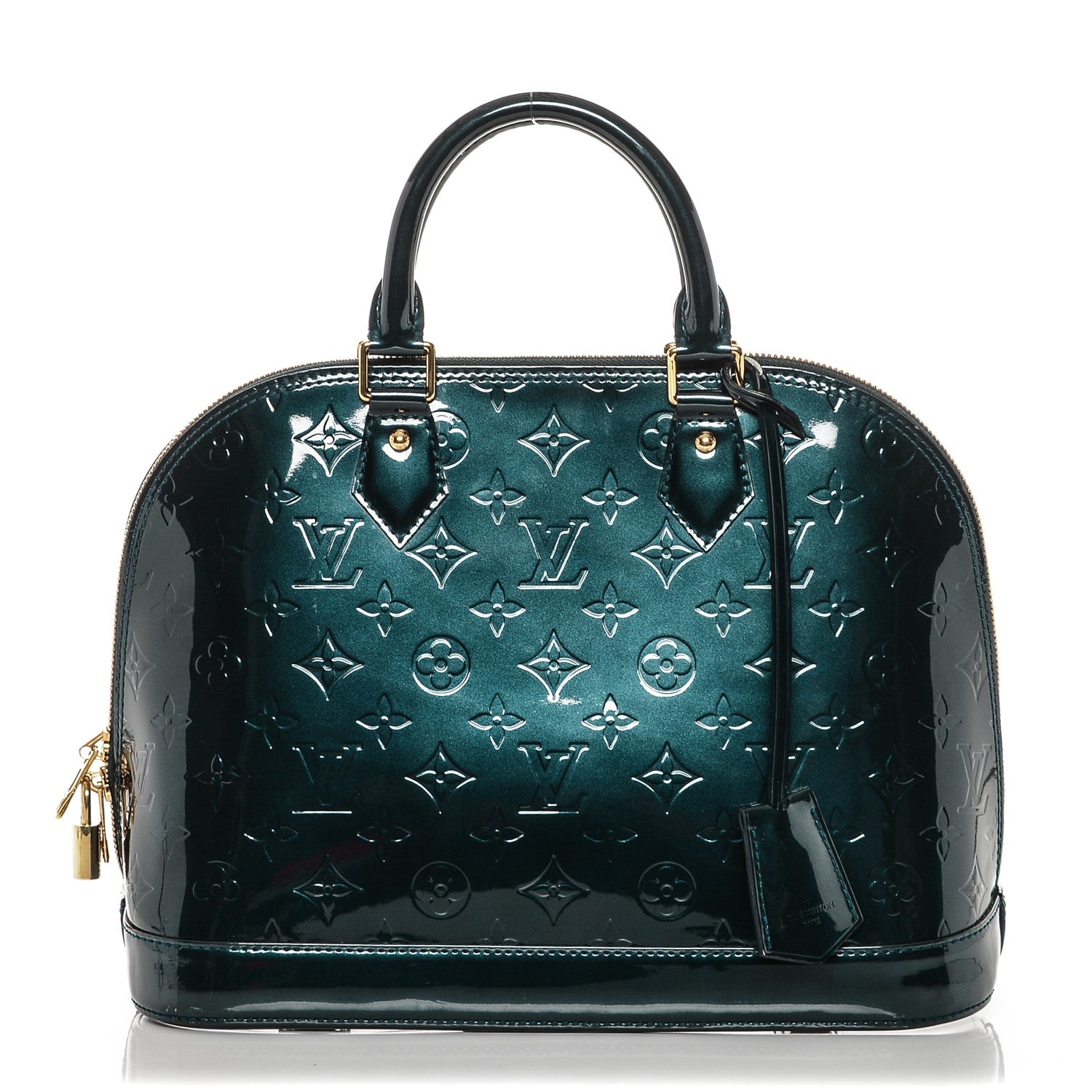 Louis Vuitton Vernis Alma PM Blue Nuit 1 of 9