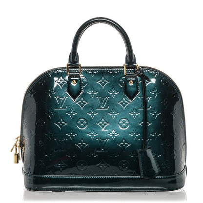 Louis Vuitton Vernis Alma PM Blue Nuit 1 of 9