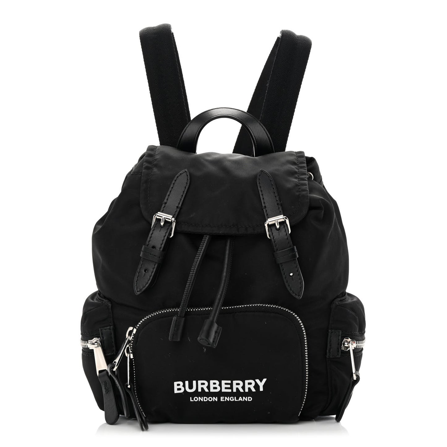Nylon Logo Print Small Rucksack Backpack