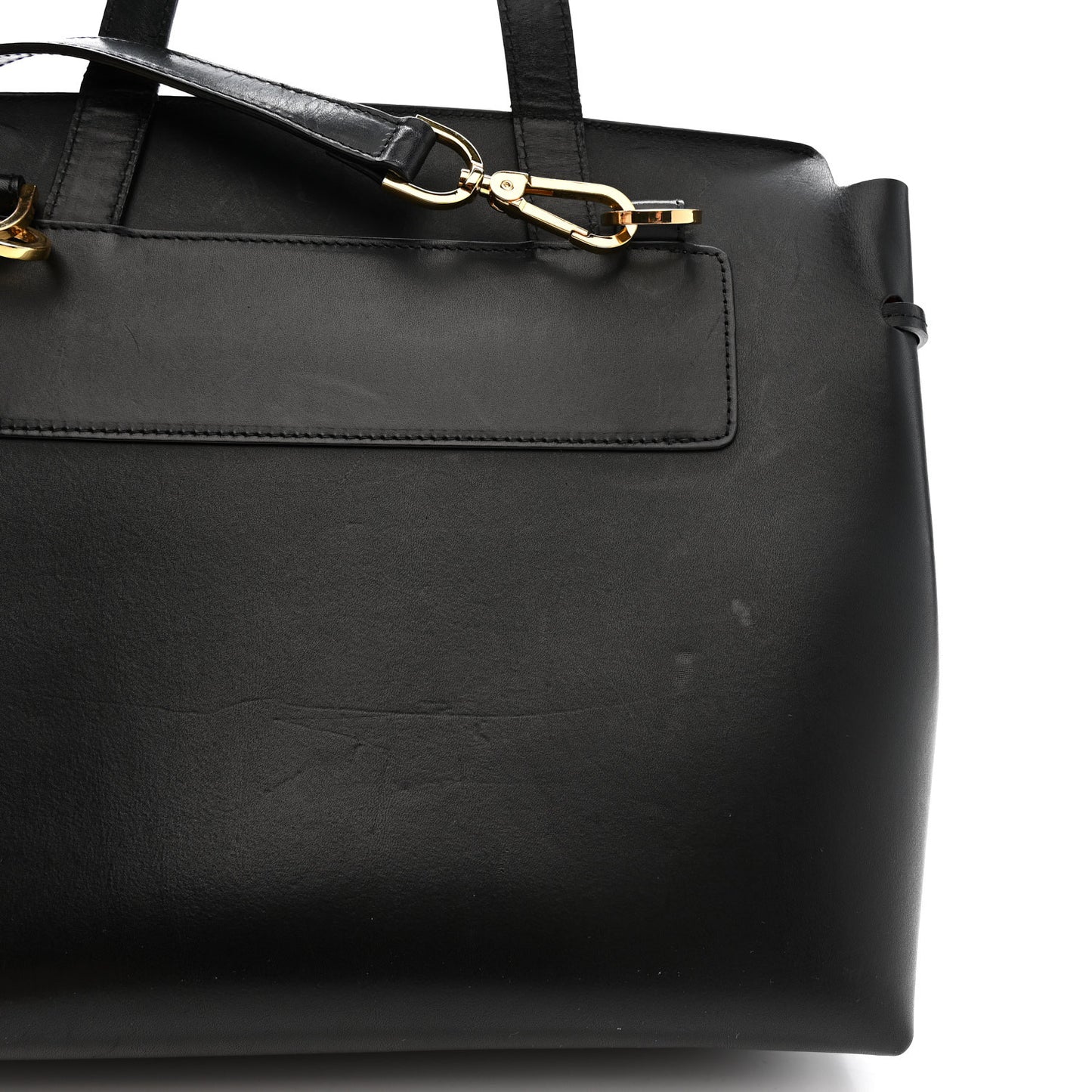 Calfskin Lady Bag Black Flamma