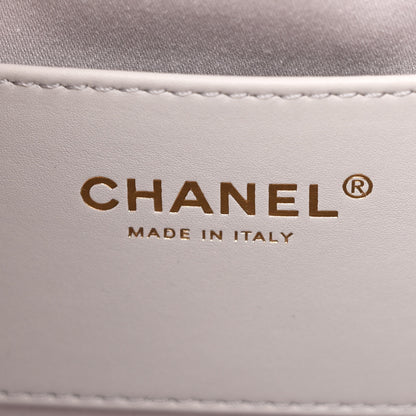 Chanel Caviar Quilted Small Chanel 25 Handbag Light Grey 8 of 12