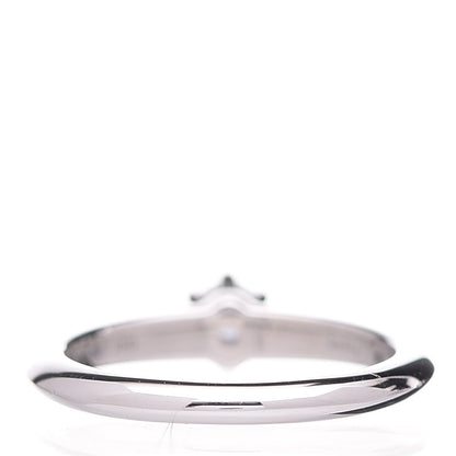 Tiffany Platinum Diamond .19ct Solitaire Engagement Ring 47 4 3 of 5