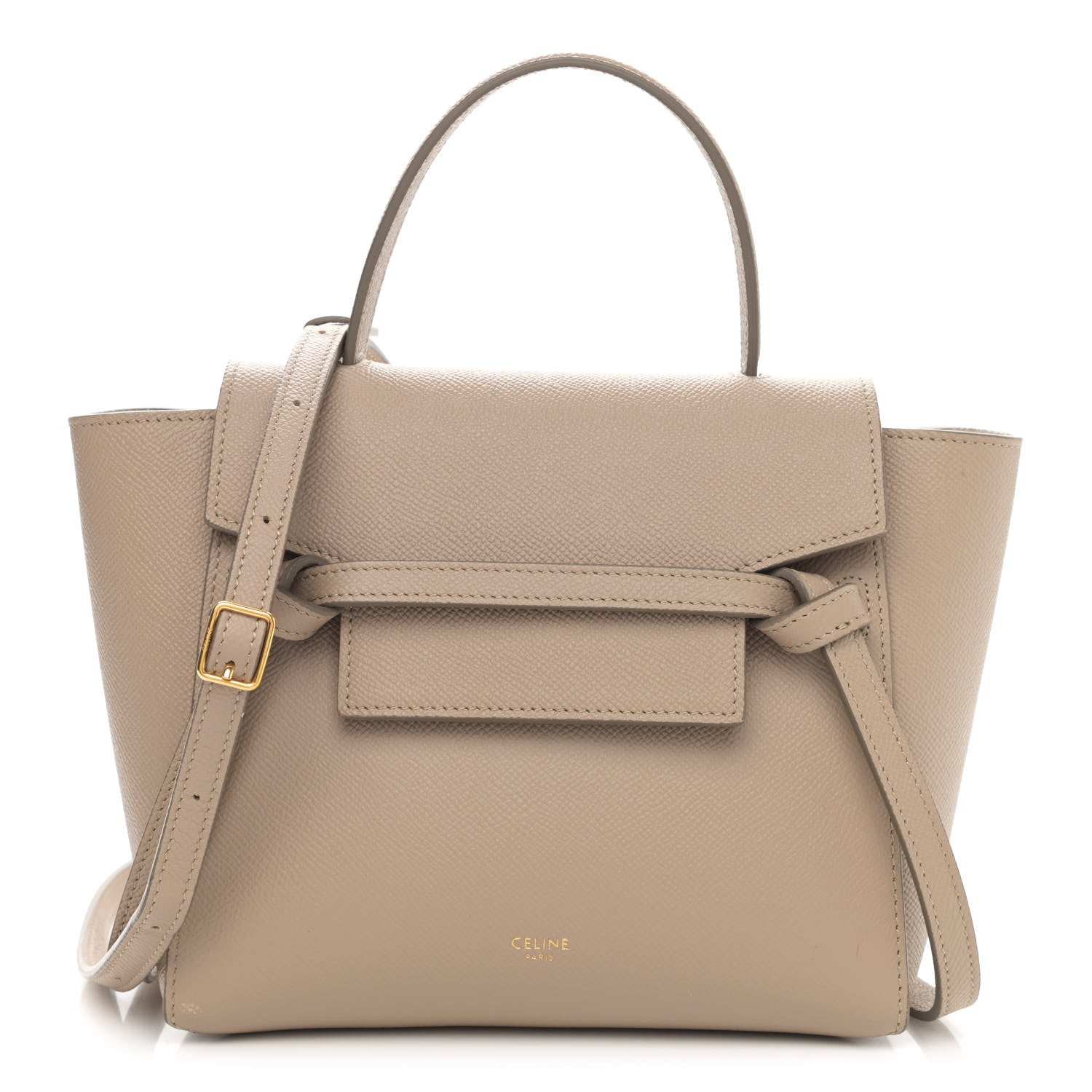 Celine Grained Calfskin Nano Belt Bag Light Taupe 1 of 11