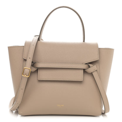 Celine Grained Calfskin Nano Belt Bag Light Taupe 1 of 11