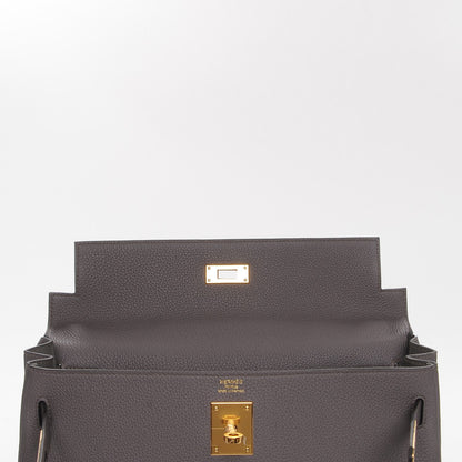 Hermes Togo Kelly Retourne 32 Etain 23 of 30