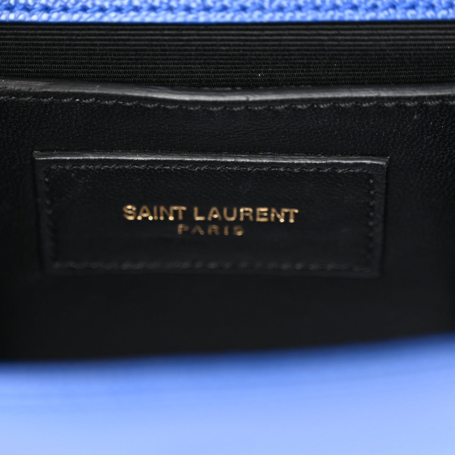 Grain De Poudre Small Classic Monogram Kate Satchel Blue Clair