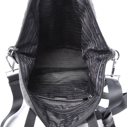 Prada Tessuto Nylon Saffiano Tote Ardesia 4 of 11