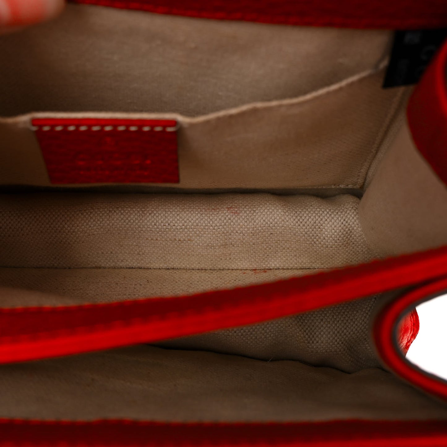 Dollar Calfskin Crystal Web Mini Dionysus Bamboo Top Handle Bag Hibiscus Red