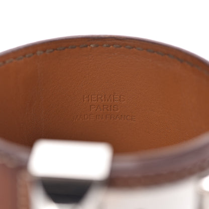 Hermes Barenia Collier De Chien CDC Bracelet L Fauve 5 of 7