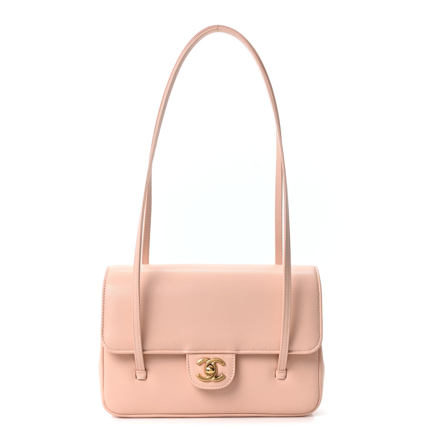 Chanel Shiny Caviar Preppy Coco Small Flap Light Pink 1 of 11