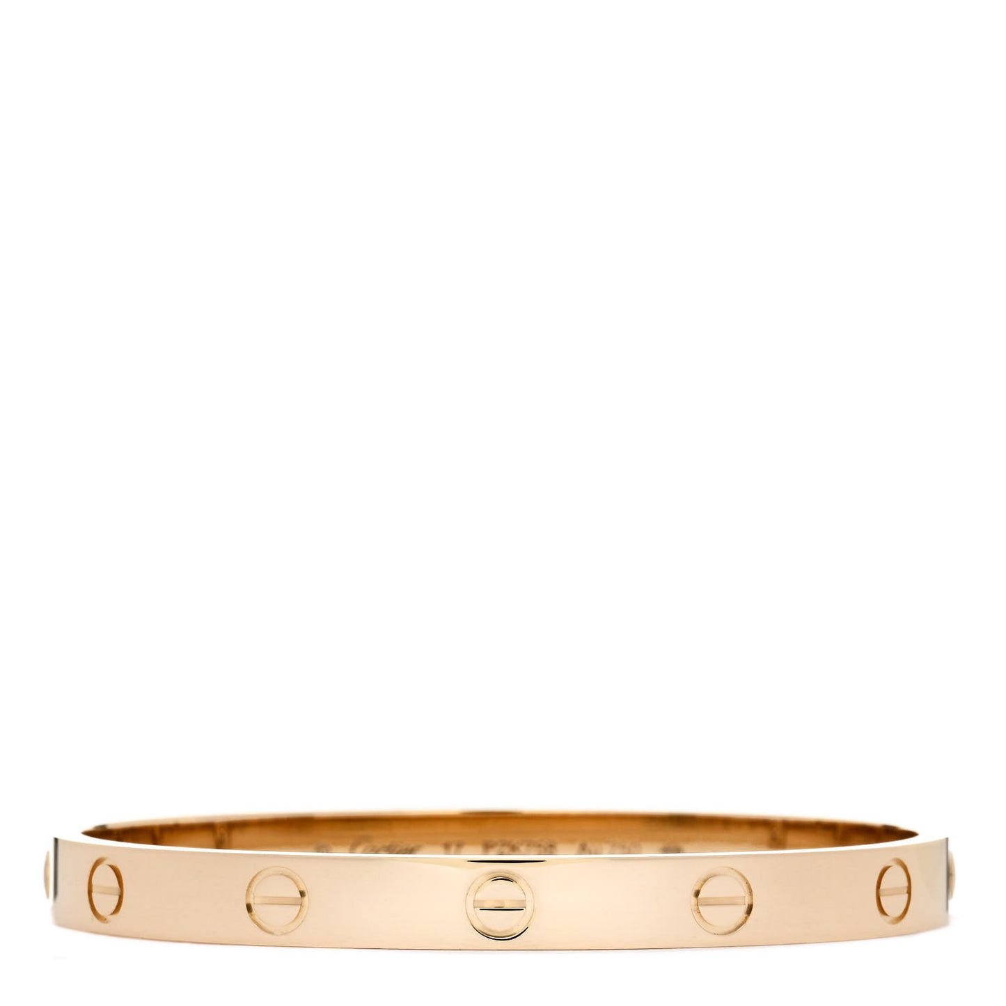 18K Yellow Gold LOVE Bracelet 17