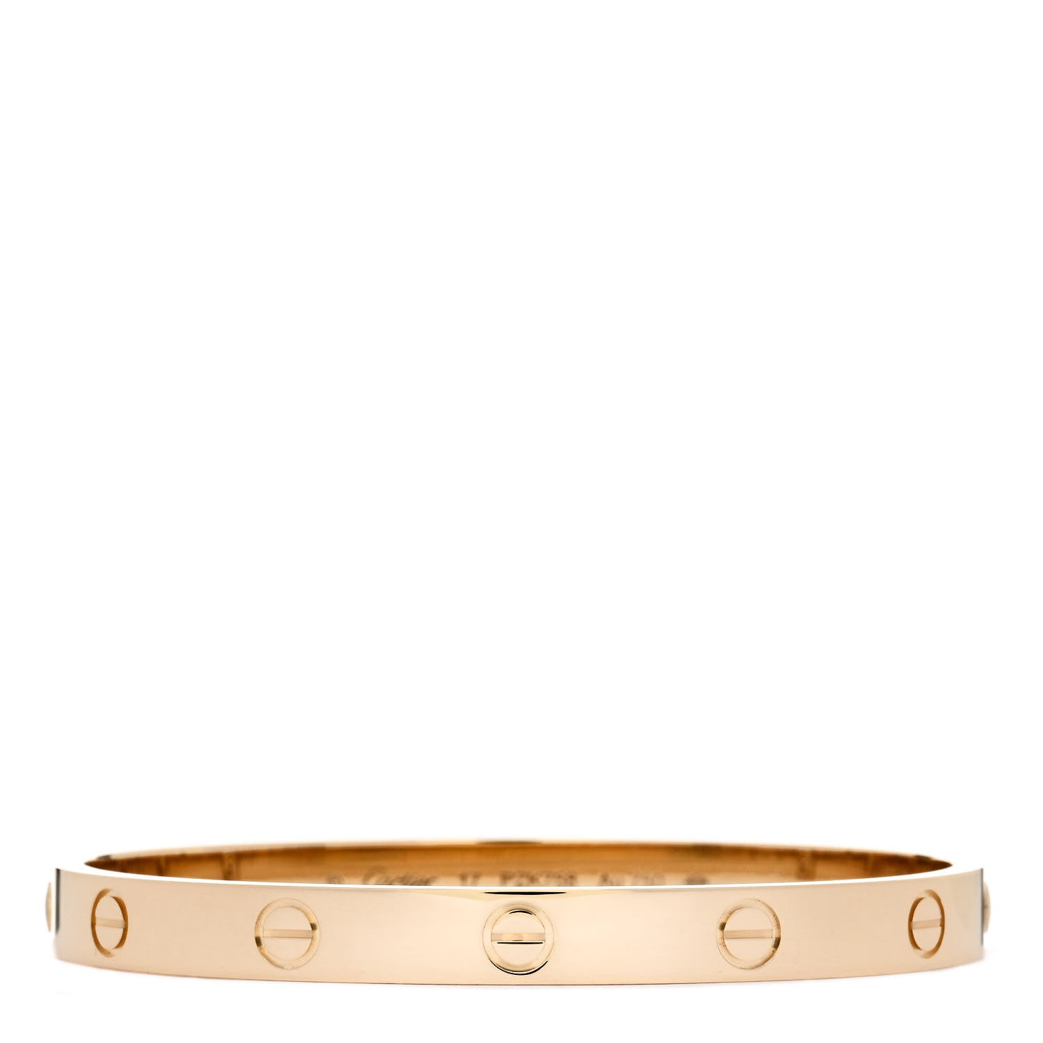 Cartier 18K Yellow Gold LOVE Bracelet 17 1 of 6