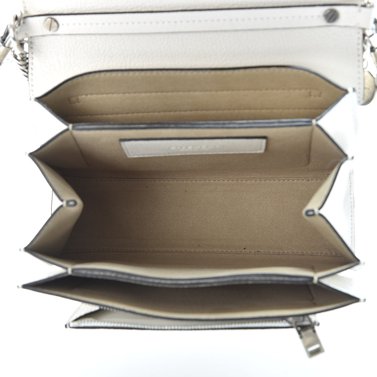 Givenchy Goatskin Small GV3 Shoulder Bag White 4 of 8