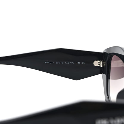 Prada Acetate Symbole Sunglasses SPR 07Y Black 7 of 7