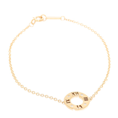 Tiffany 18K Yellow Gold Diamond Atlas Pierced Bracelet 1 of 6