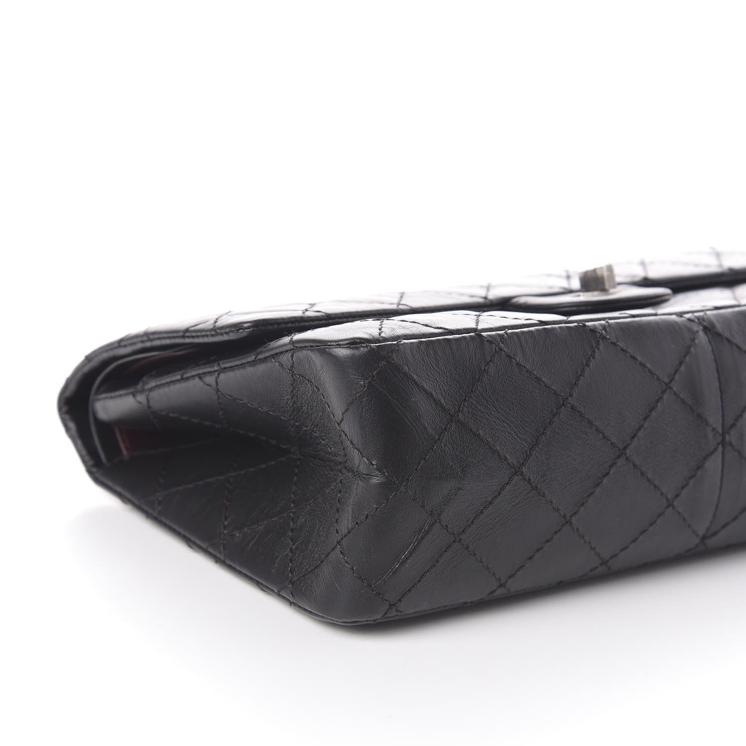Chanel Aged Calfskin Quilted 2.55 Reissue 226 Flap Black 9 of 10
