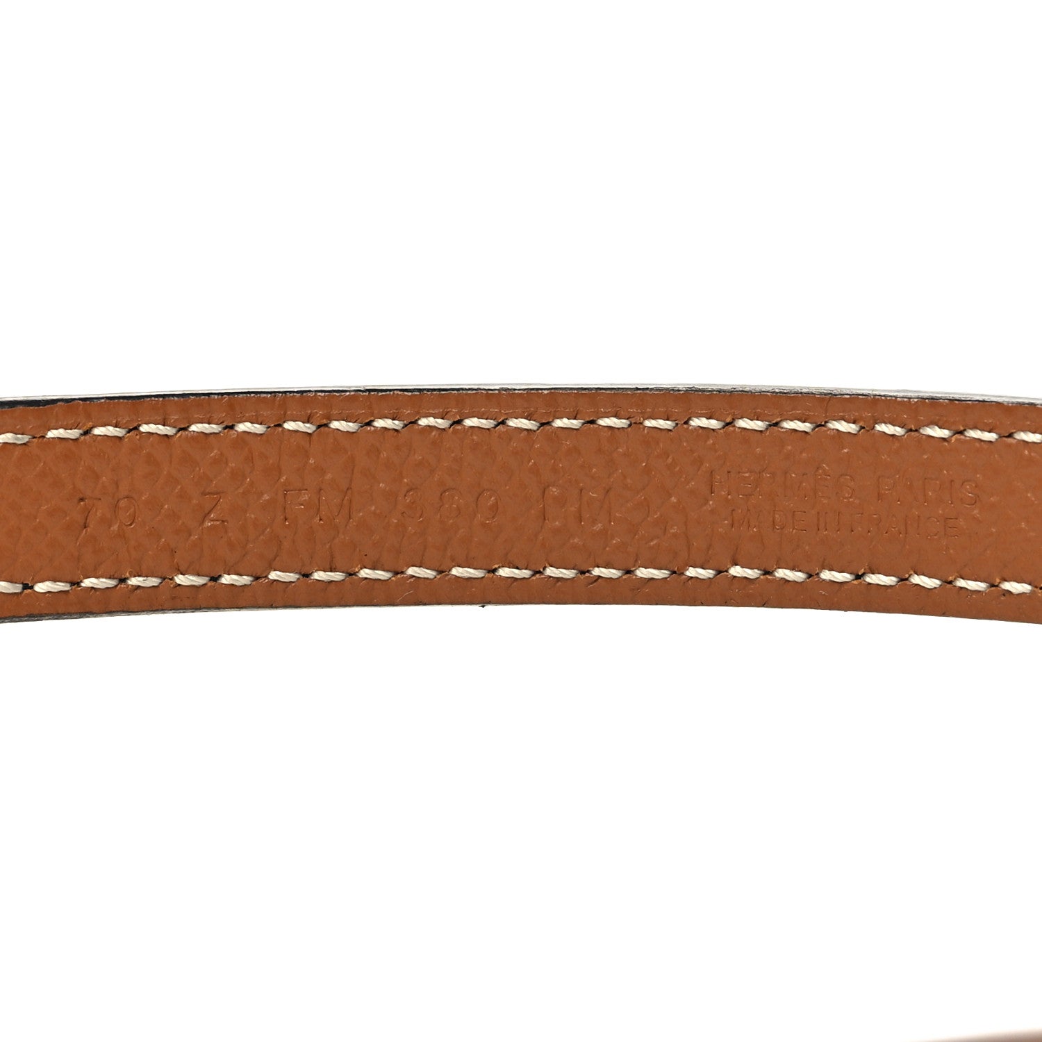 Hermes Swift Epsom 13mm Lucky 15 Belt 70 28 Black Gold 5 of 5