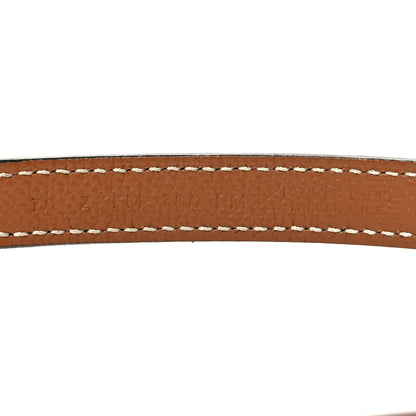 Hermes Swift Epsom 13mm Lucky 15 Belt 70 28 Black Gold 5 of 5