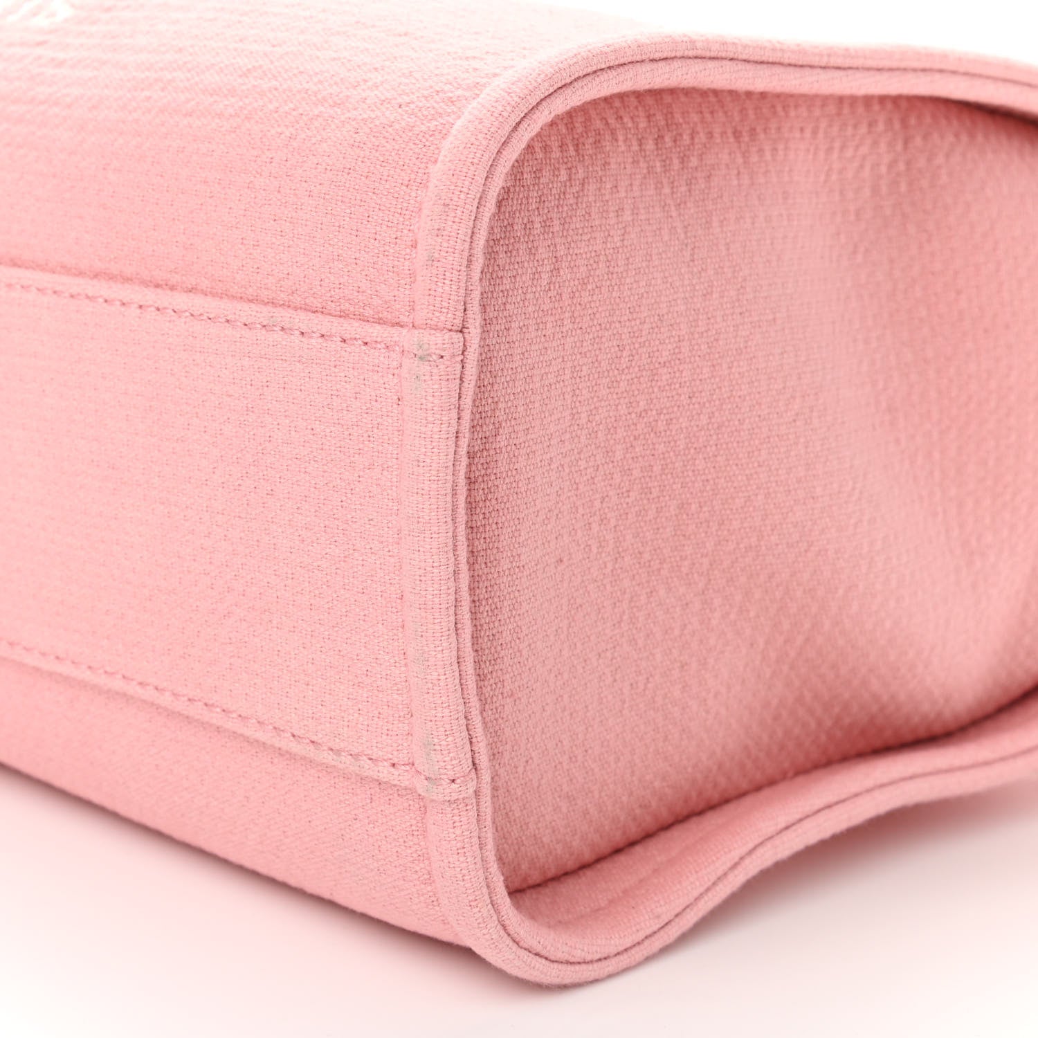 Chanel Mixed Fibers Small Deauville Tote Pink 9 of 10