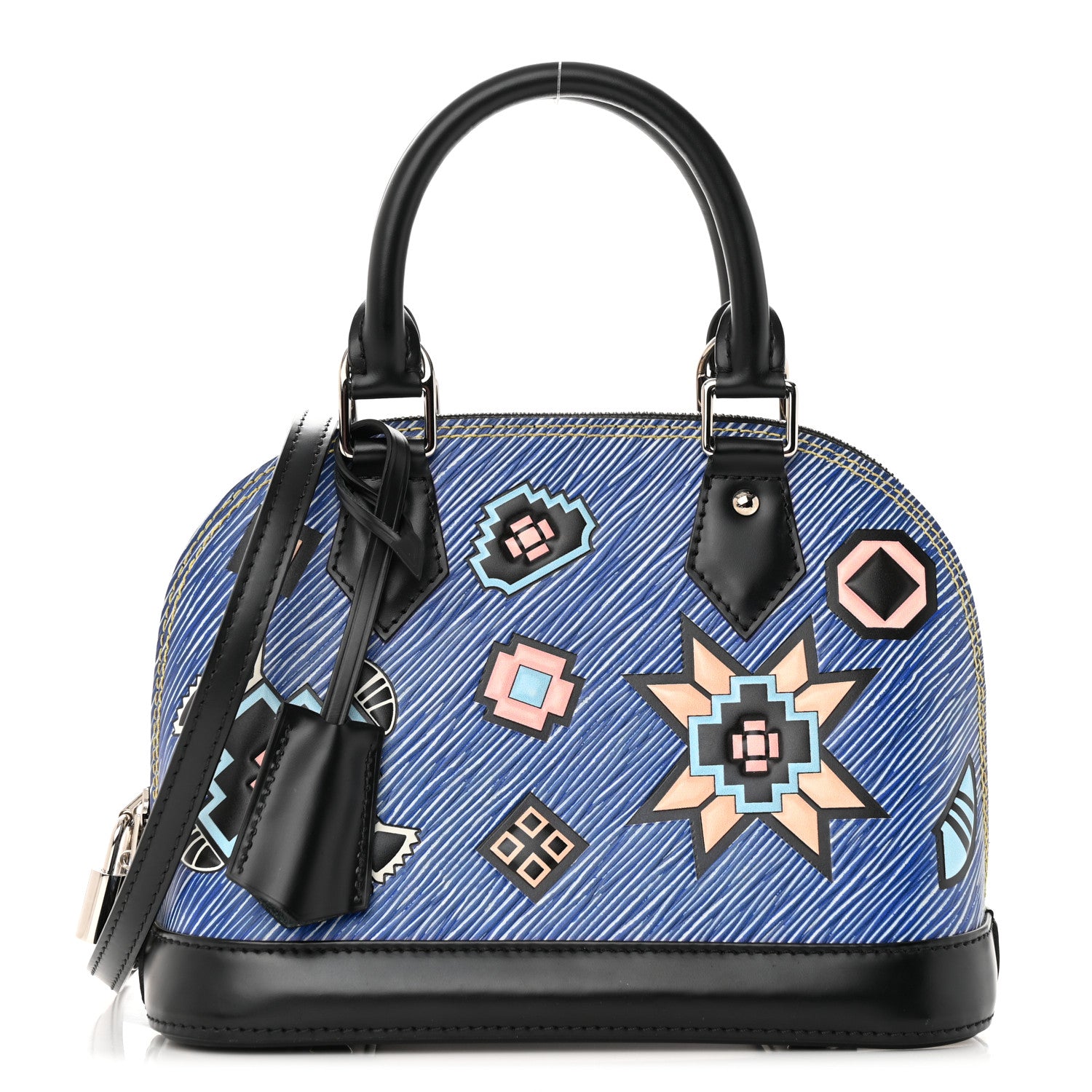 Louis Vuitton Epi Azteque Alma BB Denim Light 1 of 15
