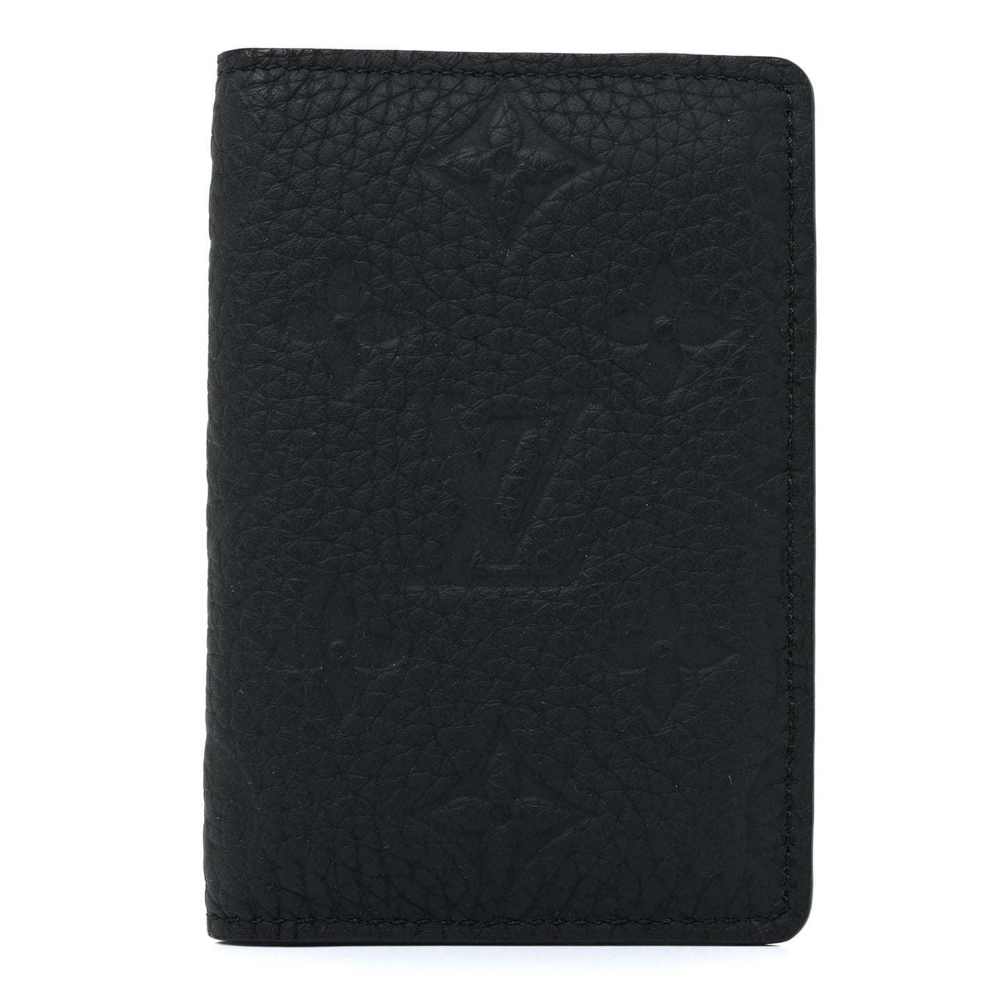 Taurillon Monogram Pocket Organizer Black