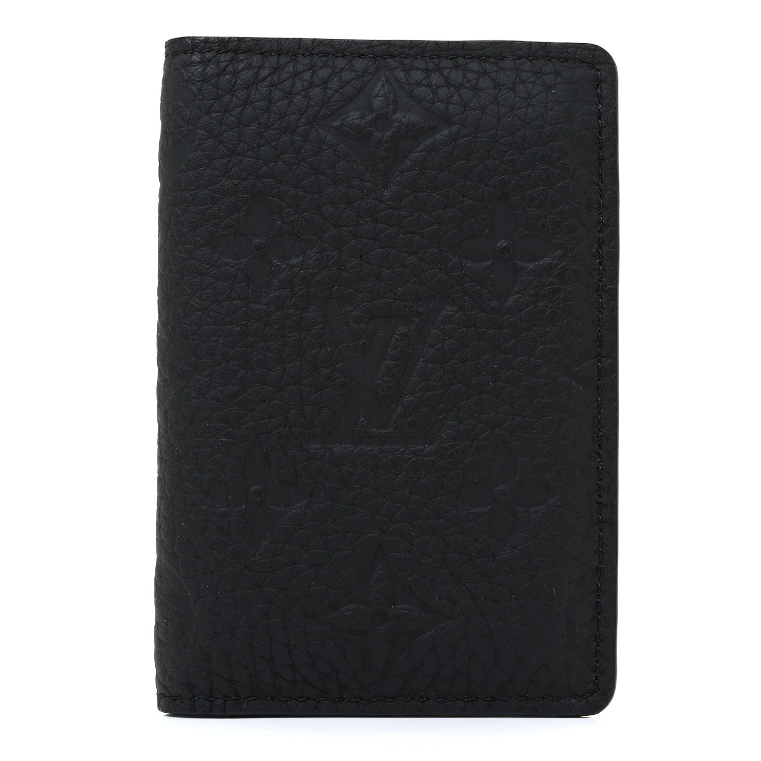 Louis Vuitton Taurillon Monogram Pocket Organizer Black 1 of 9