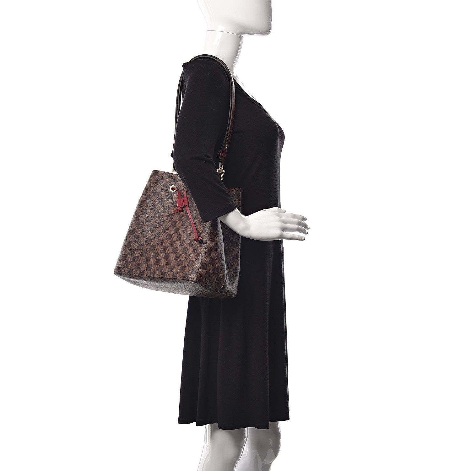 Louis Vuitton Damier Ebene Neonoe MM Cherry Berry 2 of 10