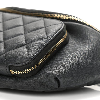 Chanel Caviar Quilted Business Affinity Waist Belt Bag Black 10 of 11