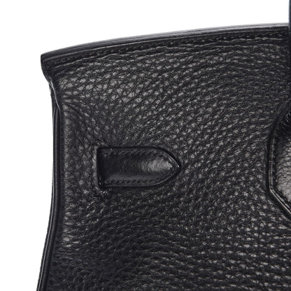 Hermes Taurillon Clemence Birkin 35 Black 31 of 33
