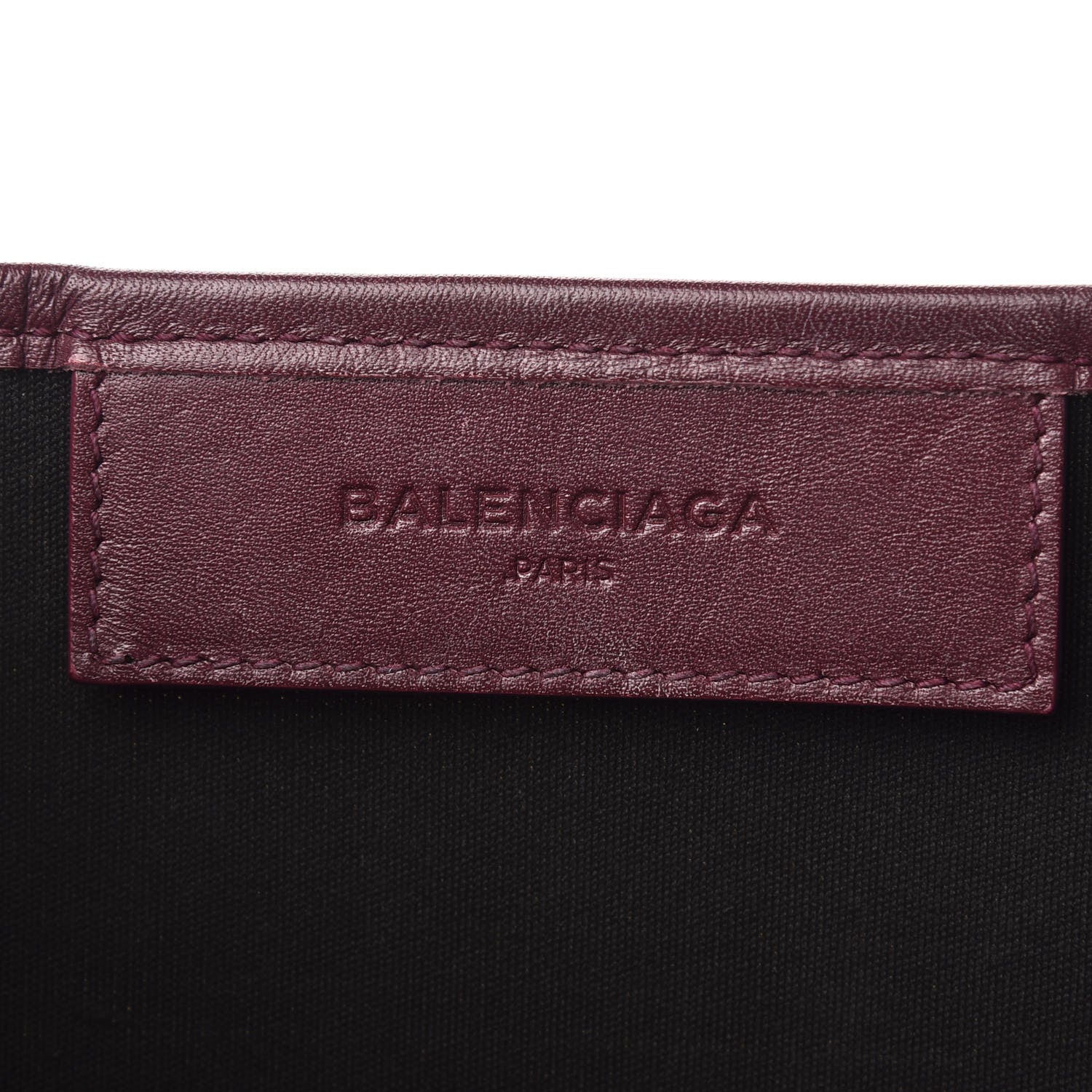 Balenciaga Cotton Canvas Calfskin Navy Cabas XS Natural Rouge Pourpre 9 of 12