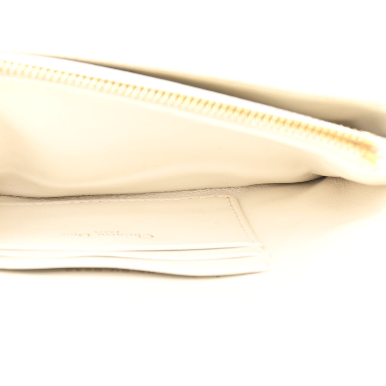 Christian Dior Calfskin Macrocannage Mini Caro Bag White 4 of 9