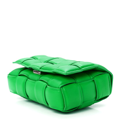 Bottega Veneta Nappa Maxi Intreccio Small Padded Cassette Crossbody Bag Grass 11 of 13