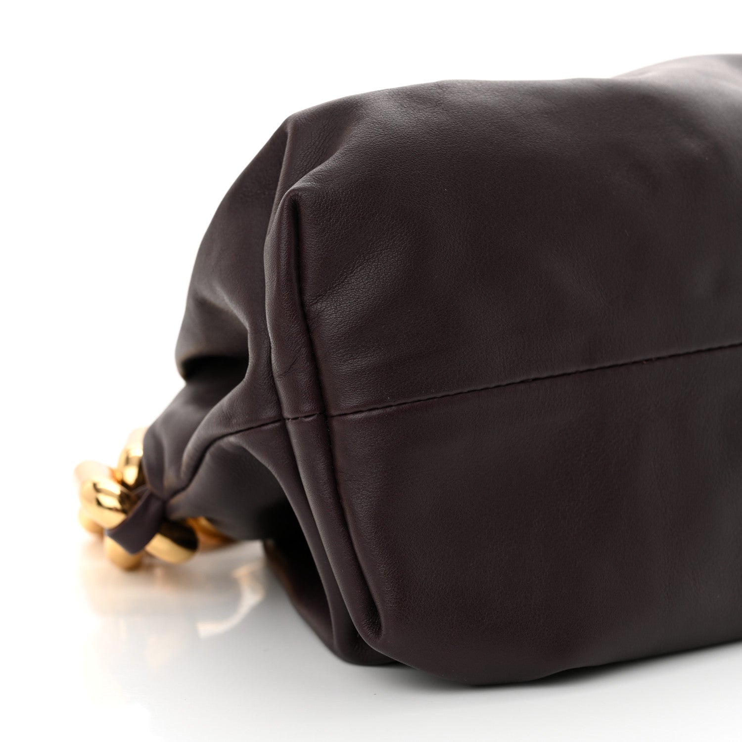 Bottega Veneta Calfskin The Pouch Chain Grape 9 of 10