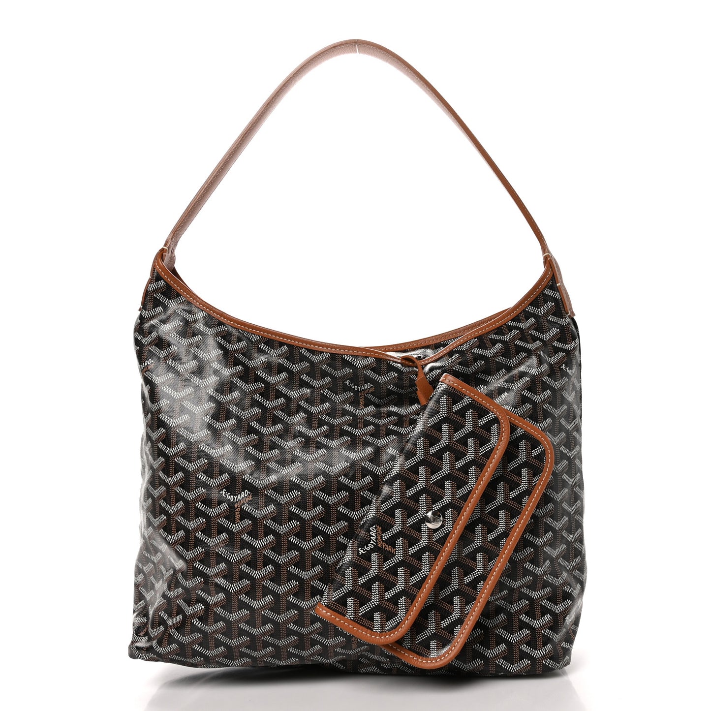 Goyardine Boheme Hobo Black Gold