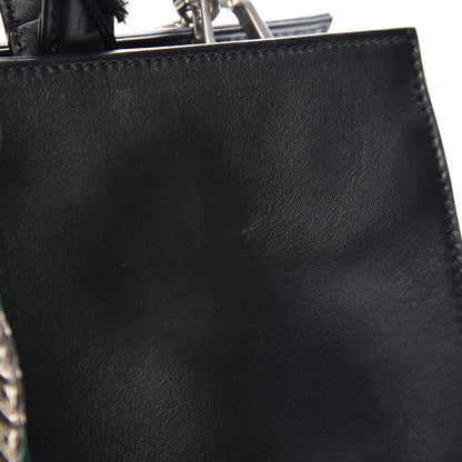 Gucci Calfskin Web Stripe Large Dionysus Tote Bag Black 8 of 8