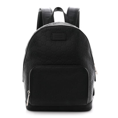 Gucci Guccissima Signature Small Day Backpack Black 1 of 13