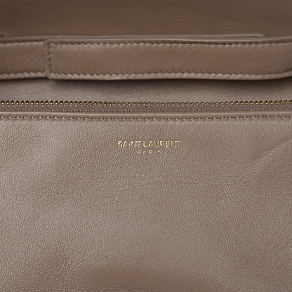 Saint Laurent Lambskin Diamond Quilted Angie Chain Bag Dusty Grey 6 of 10