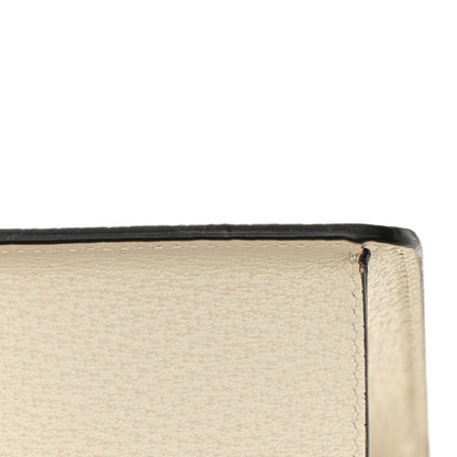 Gucci Textured Calfskin Bee Star Print Small Sylvie Shoulder Bag Mystic White 14 of 17