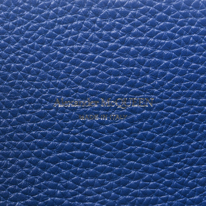 Alexander McQueen Grained Calfskin Medium Edge Tote Blue 6 of 9