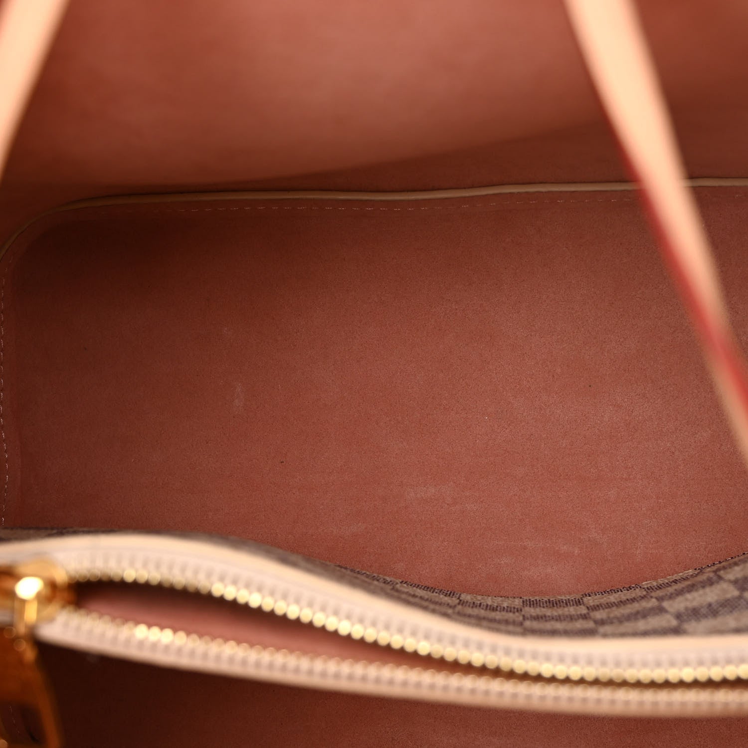 Louis Vuitton Damier Azur Braided Neonoe MM Peach Cream 5 of 11