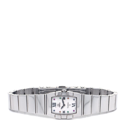 Omega Stainless Steel Multi Gemstone 26mm Constellation Quadrella Quartz Watch 1584.79.00 2 of 5