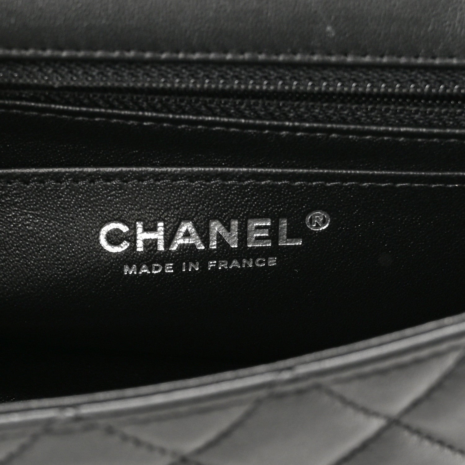 Chanel Lambskin Quilted Mini Rectangular Flap So Black 5 of 9